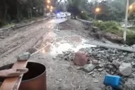 Todo precario: las quejas de los vecinos por el estado en el que se encuentra el puente del río Muerto