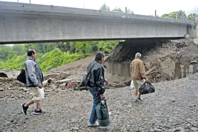 La furia del agua después de la tormenta