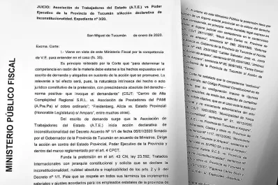 El dictamen fiscal sugiere que el planteo de ATE para activar la cláusula gatillo no quede en la Corte