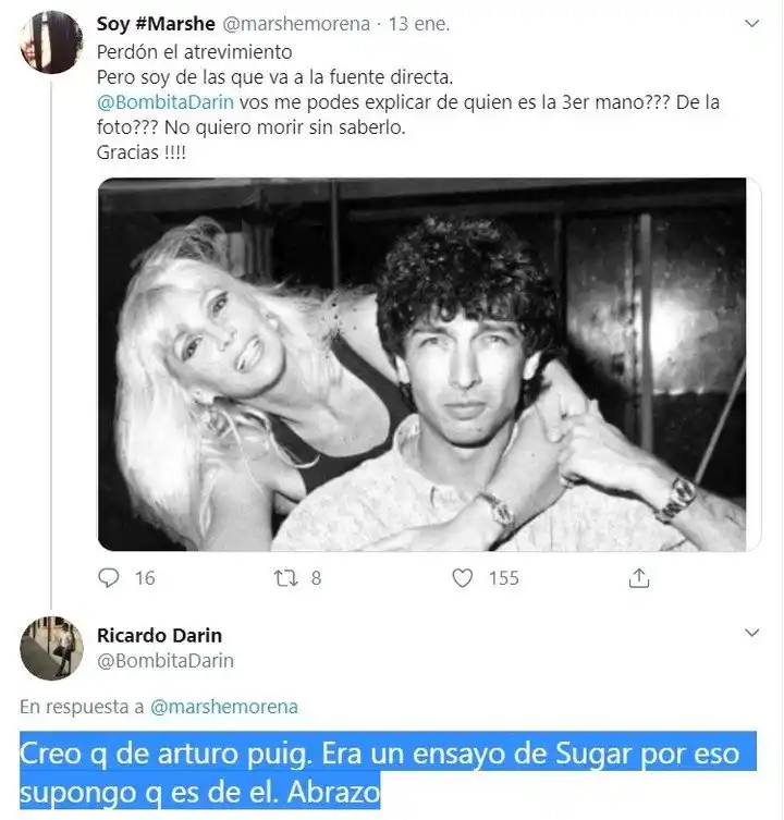 A 30 años del misterio: Ricardo Darín habló de “la tercera mano fantasmal” de la foto con Susana Giménez