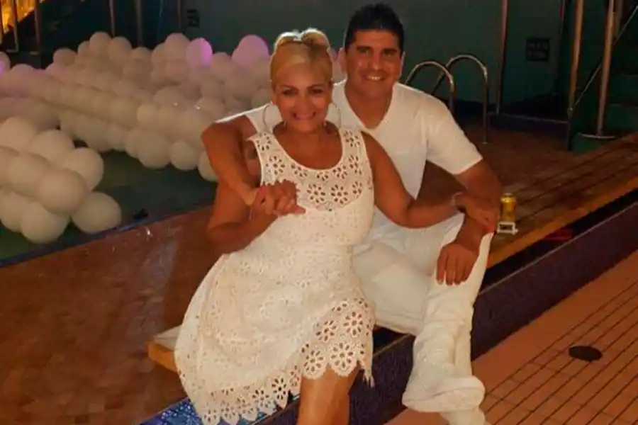 CON GLADYS. La pareja estuvo seis años y medio junta.