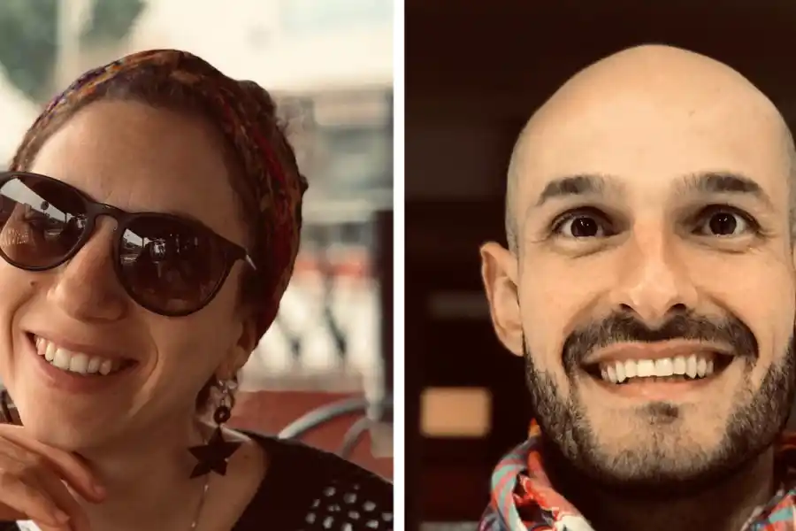 Paula (La Pampa) y Emmanuel (Tucumán), una pareja de viajeros que el año pasado decidieron instalarse en Australia.