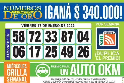 Los Números de Oro de LA GACETA