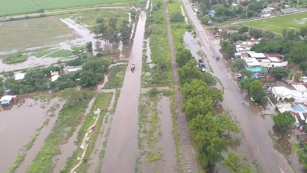 El después de las inundaciones: así se vieron desde un helicóptero las zonas afectadas en Tucumán