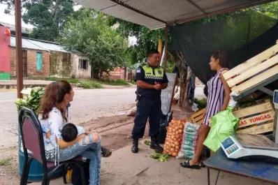 Los policías resuelven problemas familiares