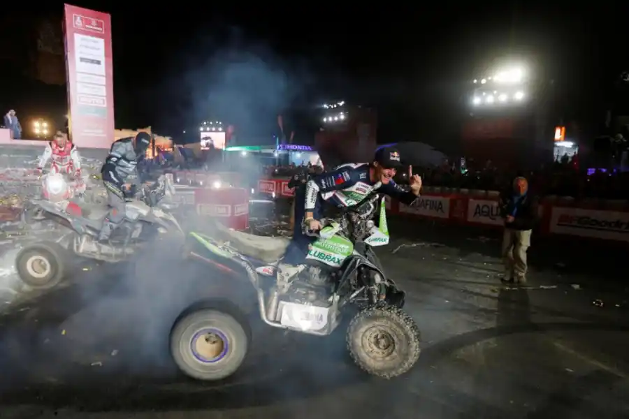 CORRIÓ SOLO. Ignacio Casale y una cómoda victoria en Cuatris.  