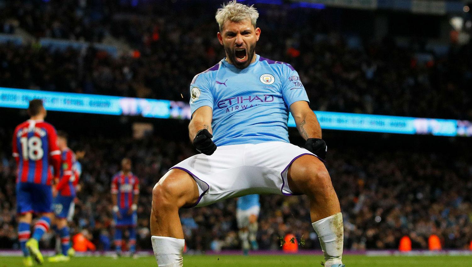 Agüero se convirtió en el cuarto goleador histórico de Premier League