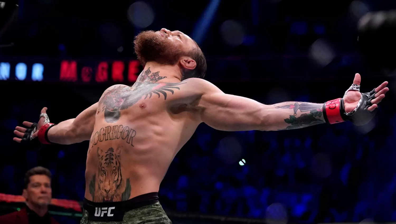 EN LA CIMA. Conor McGregor lo hizo de nuevo y sigue reinando en el UFC.