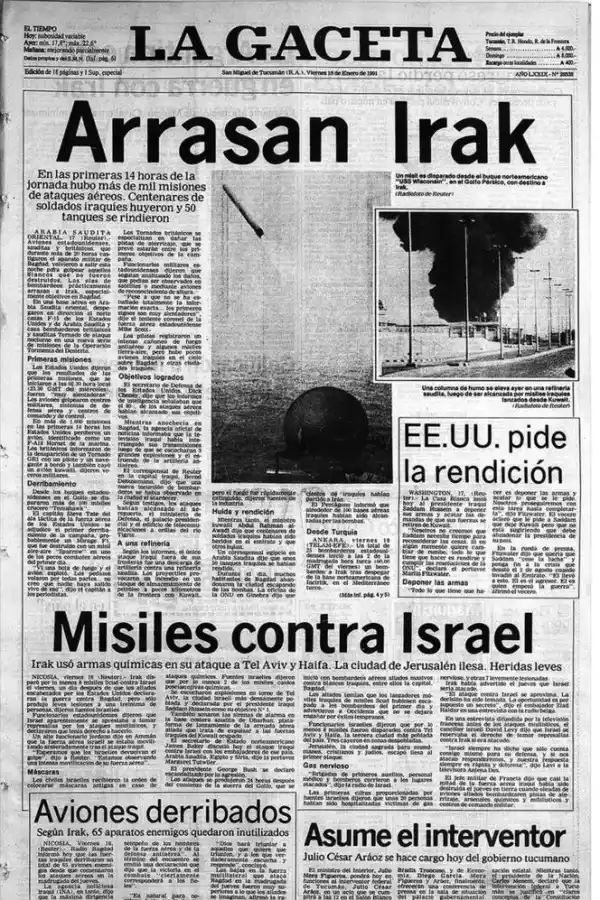 1991. La provincia, intervenida.