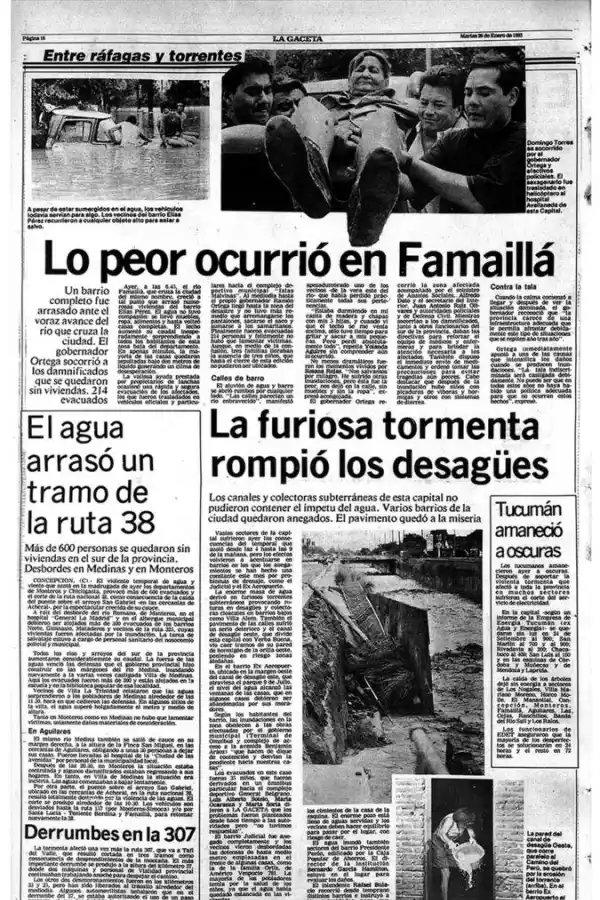 TORMENTA. Tema que se repite.