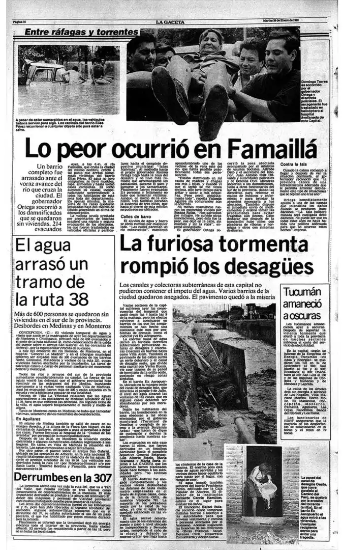 TORMENTA. Tema que se repite.