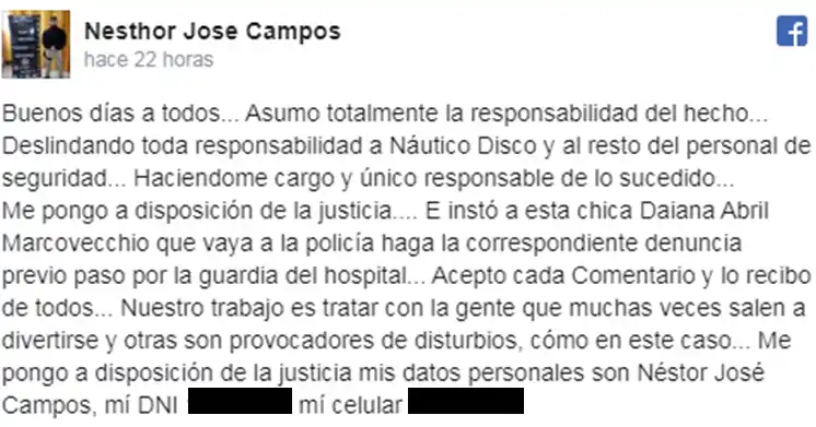 Ushuaia: el patovica de un boliche ahorcó a una mujer