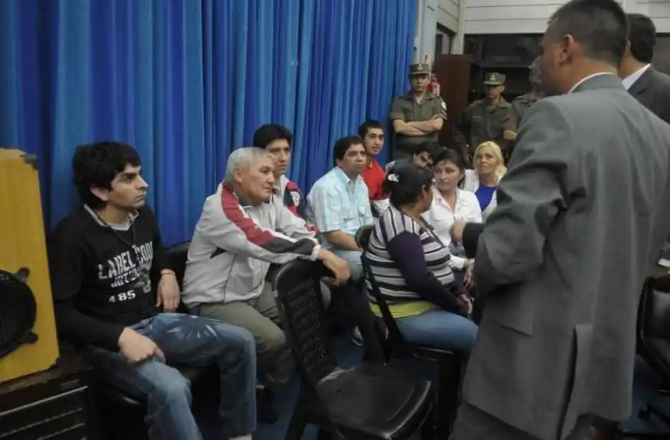 CONDENADOS. Varios miembros del clan Toro después de haber sido condenados por la Justicia Federal por comercialización de drogas.