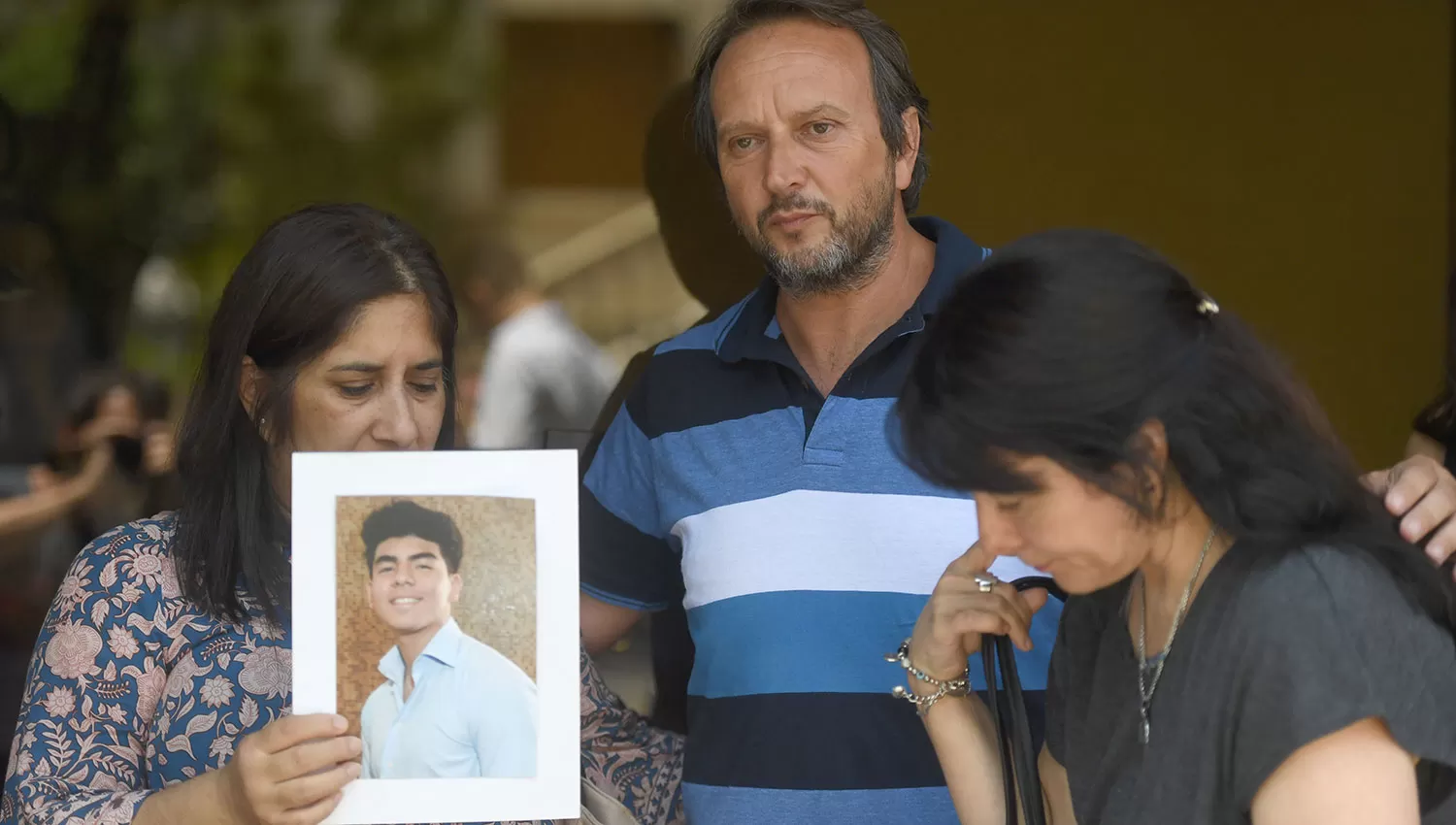 El dolor de la familia de Fernando Báez Sosa, el joven asesinado. TÉLAM