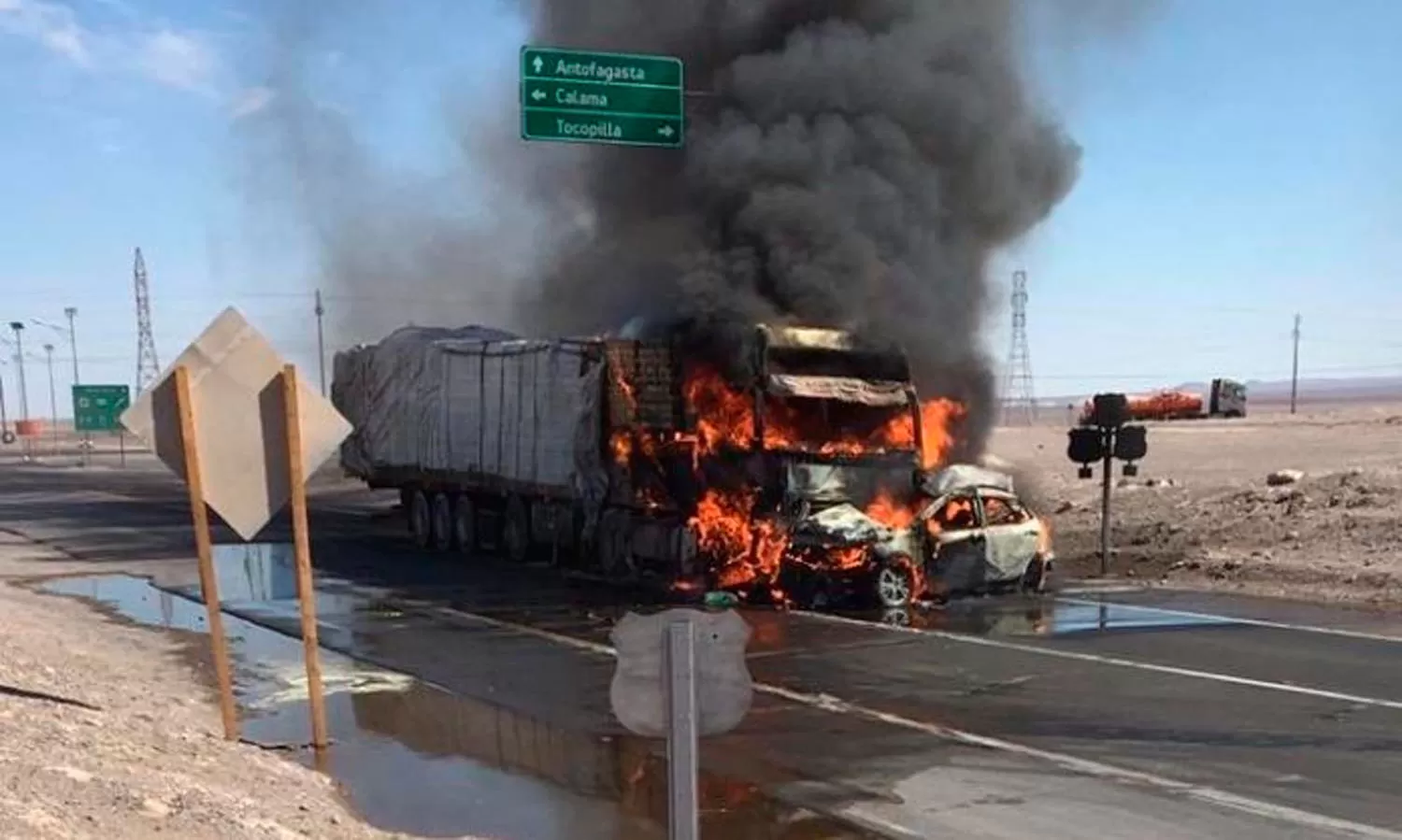 Morir incinerados debe ser lo peor, dijo un familiar de las víctimas del accidente en Chile