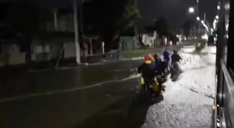 Las lluvias, otra vez: hubo calles anegadas, cortes de luz y caída de árboles