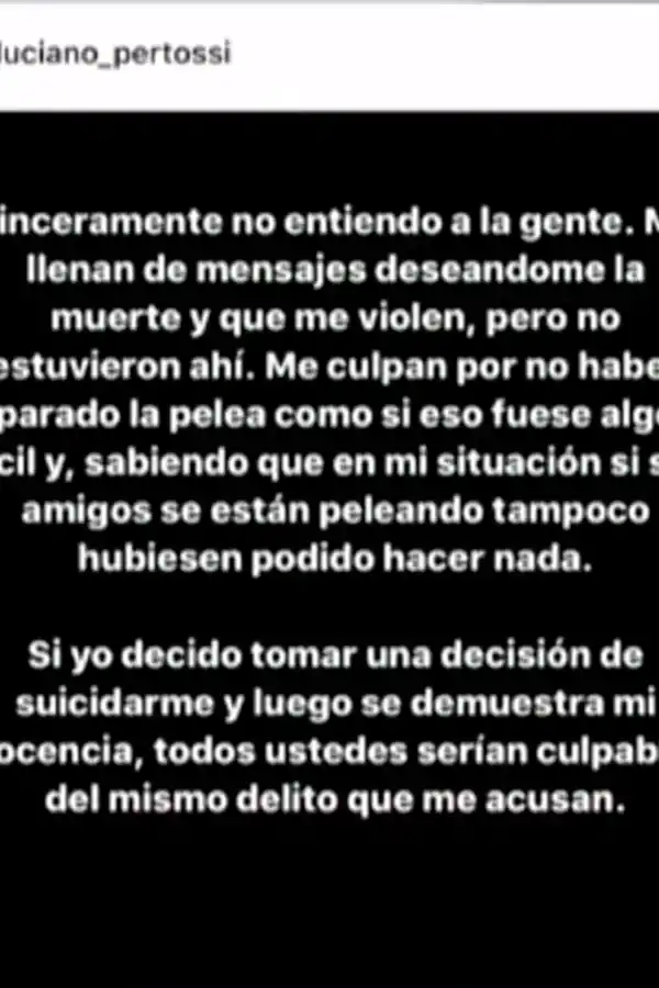 Los mensajes que los rugbiers acusados escribieron en sus redes sociales