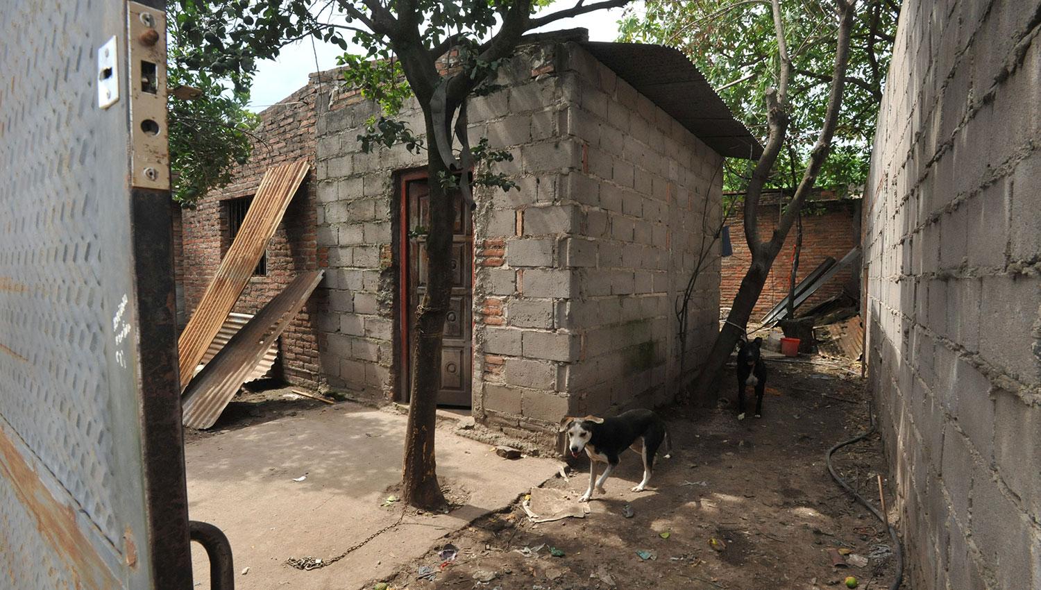 La casa donde se encontró el cuerpo de Alba Silva, en enero. LA GACETA/FOTO DE ANTONIO FERRONI 
