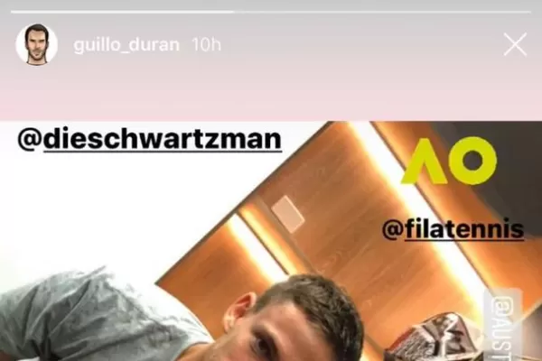 Schwartzman debuta en dobles con Guillermo Durán en Australia