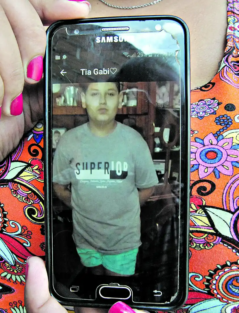 HERIDO. Eric Javier Vallejo se recuperó en el Hospital de Niños. LA GACETA/FOTO DE ANTONIO FERRONI