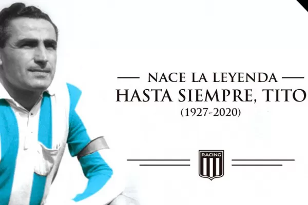 Murió Juan José Pizutti, una de las glorias de Racing
