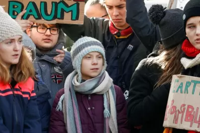 Greta Thunberg eclipsa a sus críticos en la cumbre de Davos