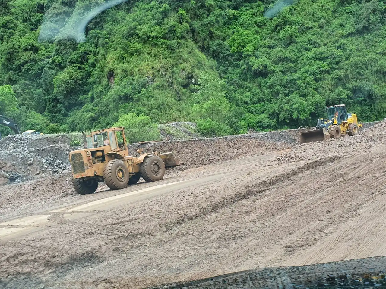 Precaución y paciencia para circular en la ruta 307