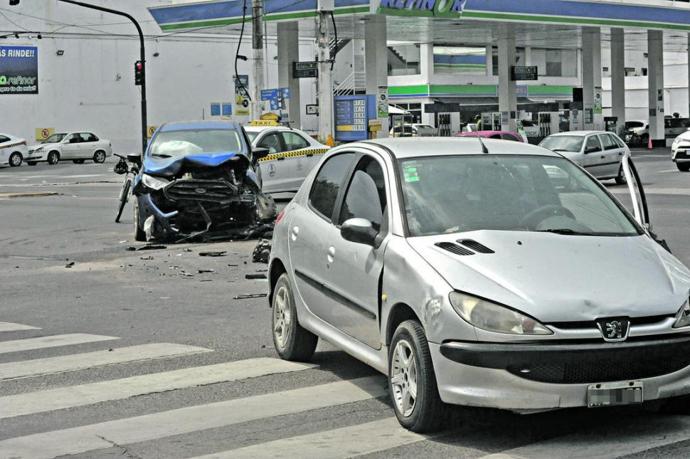 Una jornada repleta de accidentes de tránsito