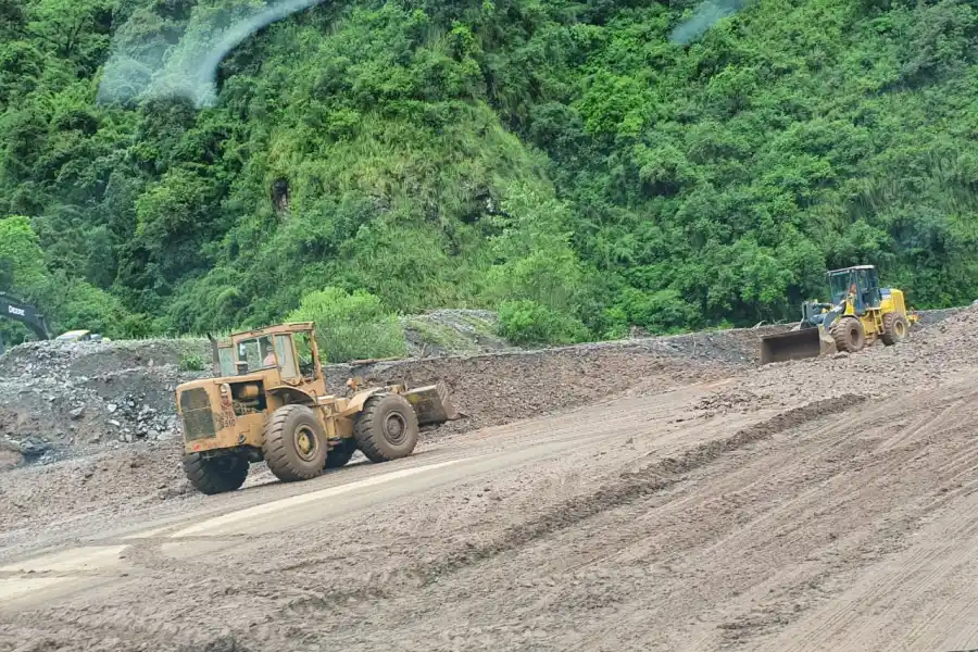Precaución y paciencia para circular en la ruta 307
