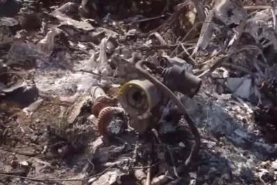 Así quedó el helicóptero de Kobe Bryant tras el accidente