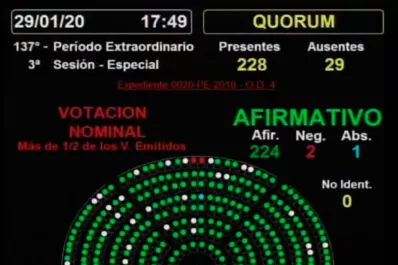 Diputados aprobó y envió al Senado el proyecto sobre deuda externa