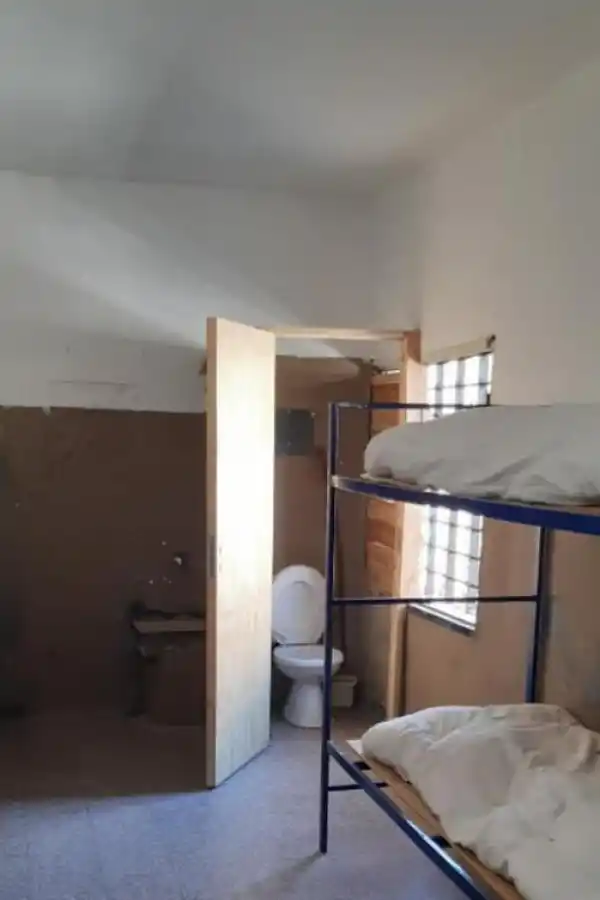 EL LUGAR. En Dolores, la celda para los rugbiers está lista.