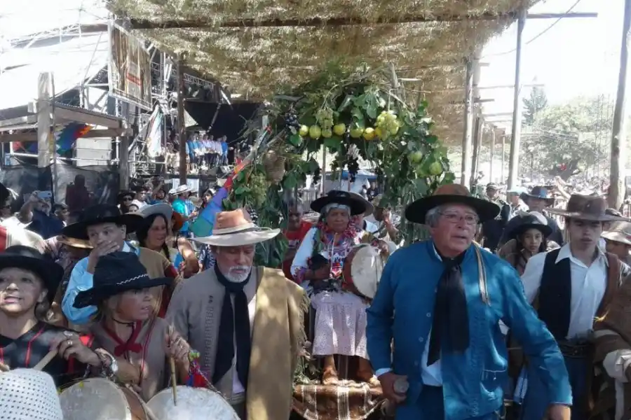 AMAICHA. La elección de la Pachamama es el corazón del festejo.