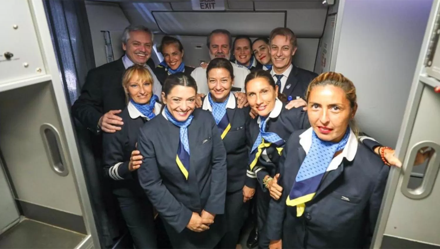 Un mensaje de Aerolíneas Argentinas tras el viaje de Fernández: qué lindo que nos vuelvan a elegir