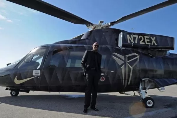 El helicóptero de Kobe Bryant, sin un sistema clave