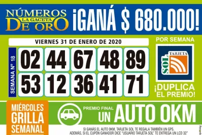Los Números de Oro de LA GACETA