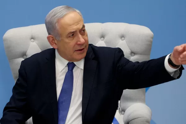 Internaron al primer ministro israelí Benjamín Netanyahu