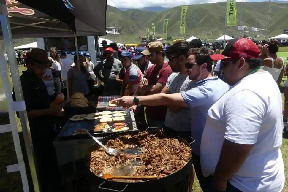 GASTRONOMÍA. Hubo opciones (incluso vegetarianas) para todos los gustos.