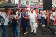 Trabajadores de la salud, docentes, judiciales y estatales marcharon a la plaza