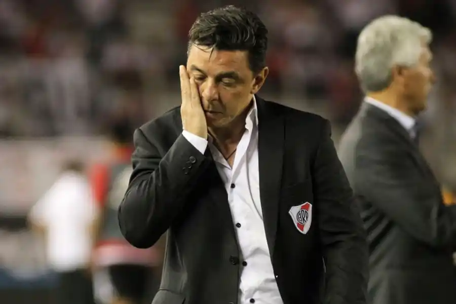 Marcelo Gallardo, DT de River.