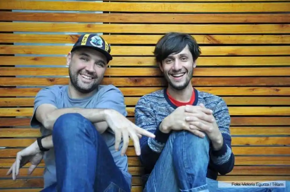 RADUSKY Y TOSCANO. Los jóvenes realizadores de “Los Dueños”. 