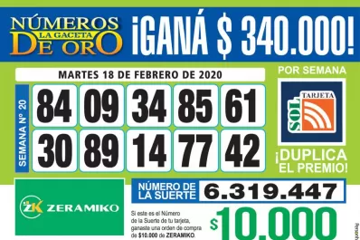 Los Números de Oro de LA GACETA