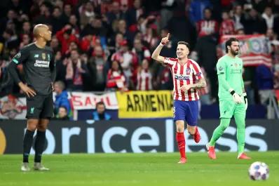 Liga de Campeones: Atlético de Madrid tumbó al Liverpool en el partido de ida