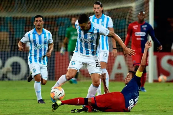 La bronca de los jugadores de Atlético por el gol del DIM: fue un error nuestro