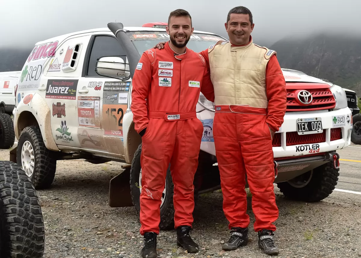 Los Bollero, bien combinados para el South American Rally Race