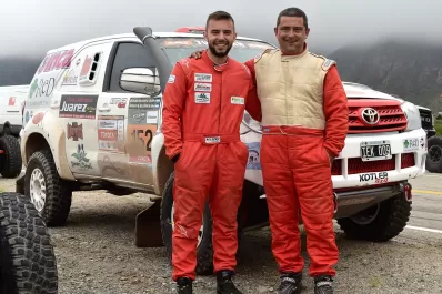 Los Bollero, bien combinados para el South American Rally Race