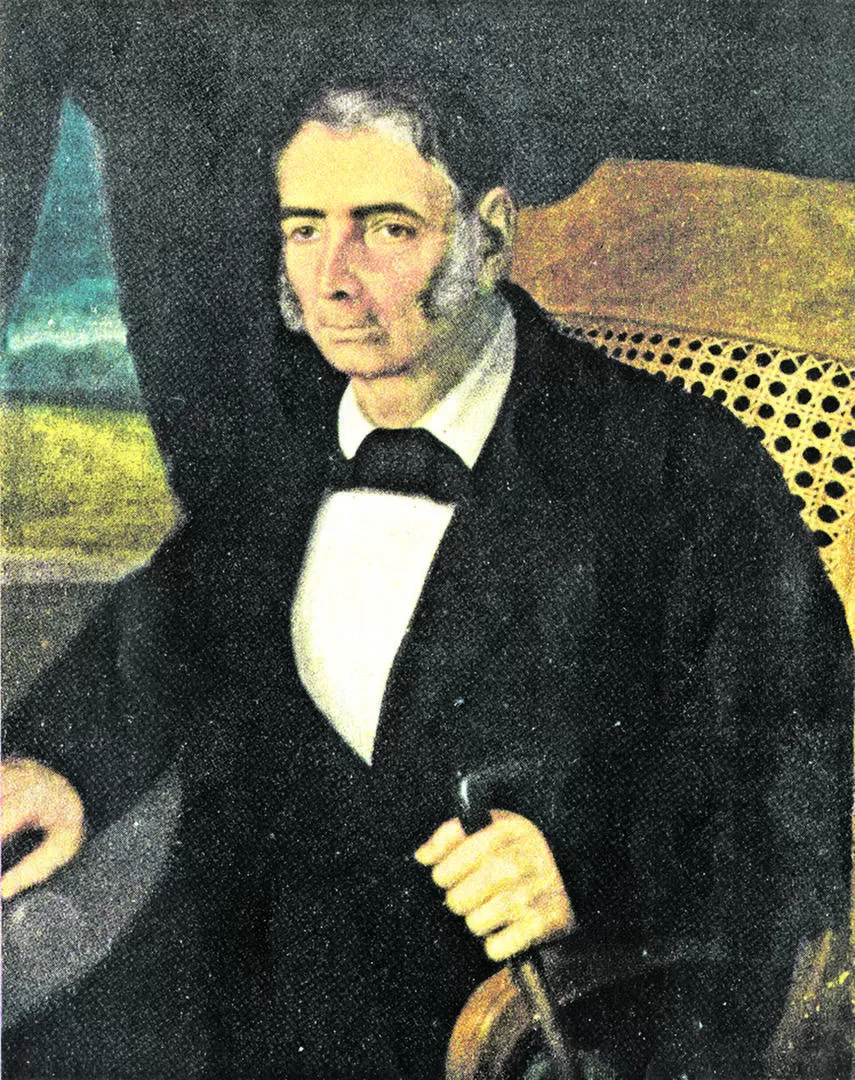 MIGUEL MANUEL PADILLA. Uno de los dos retratos que ejecutó el pintor Ignacio Baz.