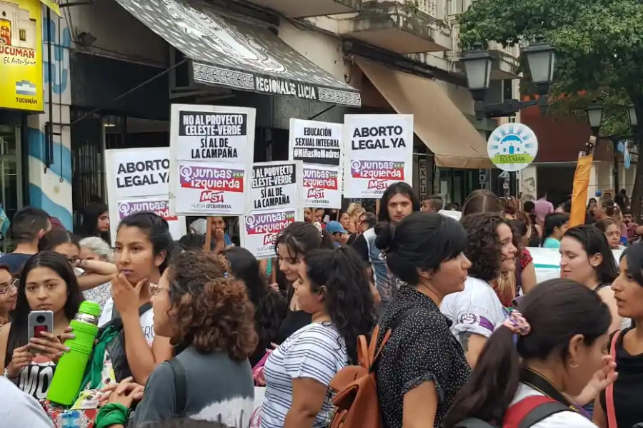Por el 19F, salieron a las calles a pedir la legalización del aborto