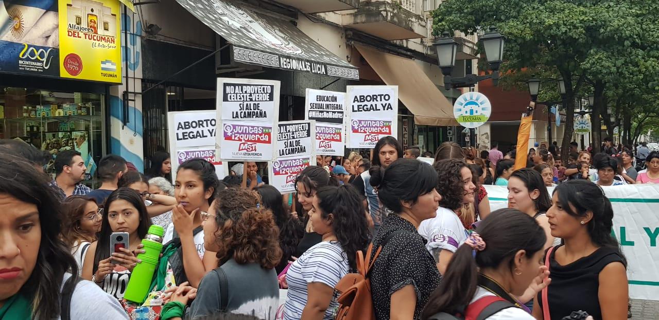 Por el 19F, salieron a las calles a pedir la legalización del aborto
