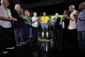 La Confederación Brasileña de Fútbol erigió una estatua en homenaje a Pelé